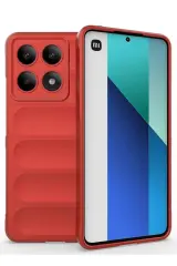 Newface Xiaomi Poco X6 Pro Kılıf Optimum Silikon - Kırmızı
