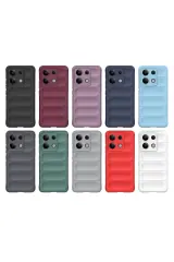 Newface Xiaomi Redmi Note 13 4G Kılıf Optimum Silikon - Kırmızı