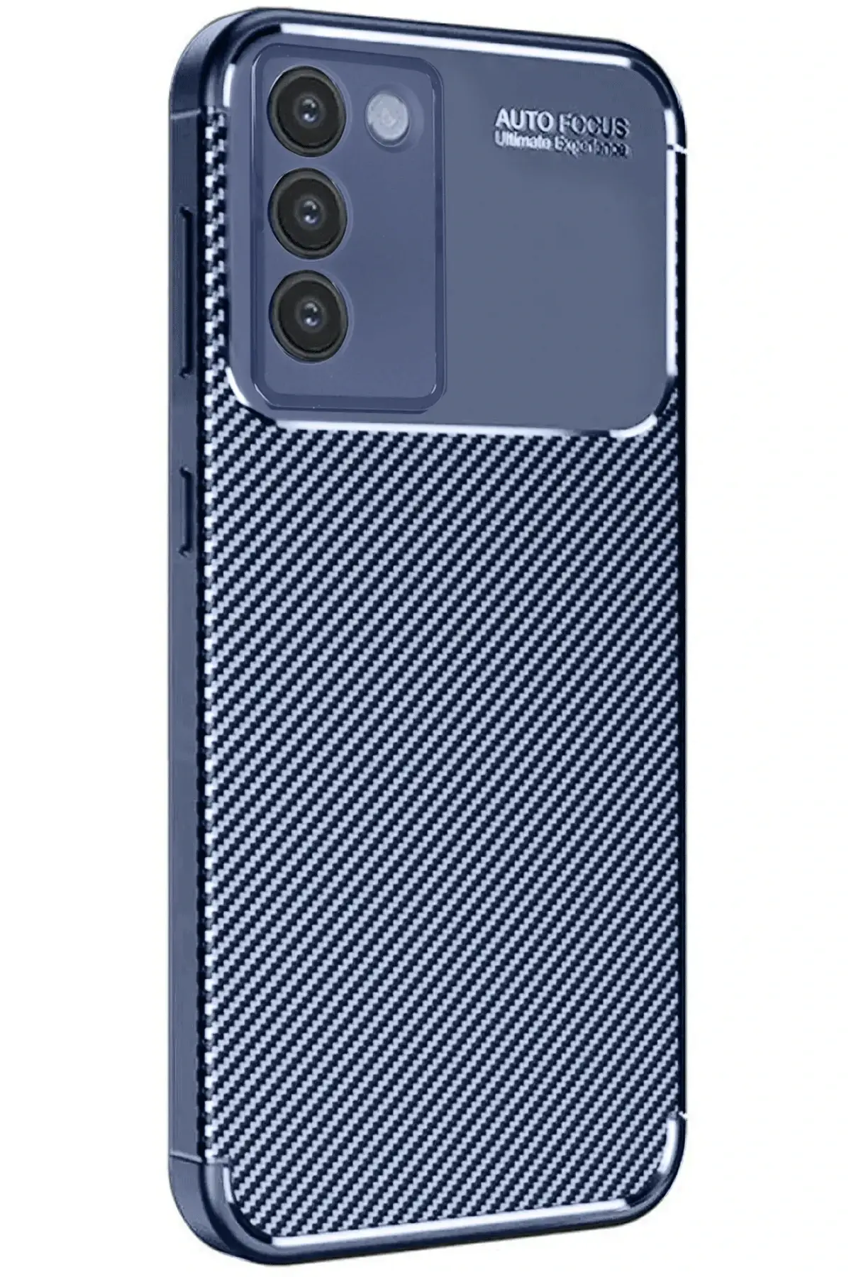 Newface Vivo V30 Lite 4G Kılıf Auto Focus Karbon Kapak - Lacivert