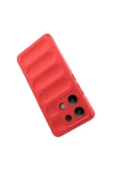 Newface Xiaomi Redmi Note 13 Pro 4G Kılıf Optimum Silikon - Kırmızı