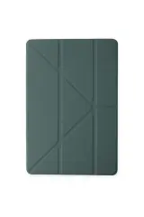Newface iPad Pro 11 (2024) Kılıf Kalemlikli Mars Tablet Kılıfı - Koyu Yeşil