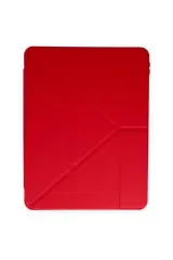 Newface iPad Pro 11 (2024) Kılıf Kalemlikli Mars Tablet Kılıfı - Kırmızı