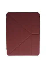 Newface iPad Pro 11 (2024) Kılıf Kalemlikli Mars Tablet Kılıfı - Mürdüm