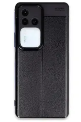 Newface Vivo V30 5G Kılıf Auto Focus Kapak - Siyah