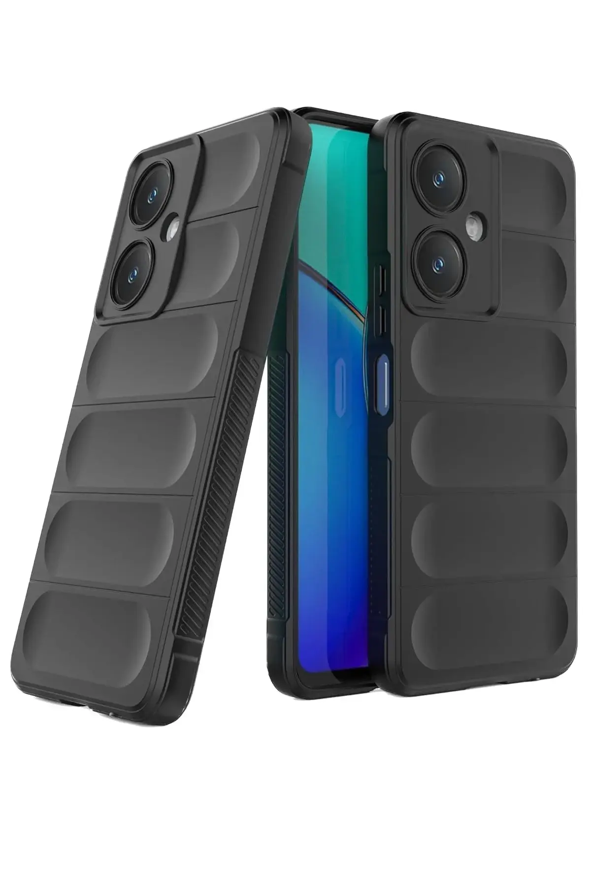 Newface Vivo Y27 Kılıf Optimum Silikon - Siyah