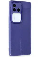 Newface Vivo V30 5G Kılıf Auto Focus Kapak - Lacivert