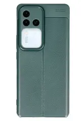 Newface Vivo V30 5G Kılıf Auto Focus Kapak - Koyu Yeşil