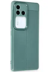 Newface Vivo V30 5G Kılıf Auto Focus Kapak - Koyu Yeşil