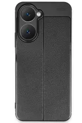 Newface Vivo Y18 Kılıf Auto Focus Kapak - Siyah