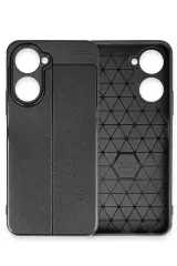 Newface Vivo Y18 Kılıf Auto Focus Kapak - Siyah