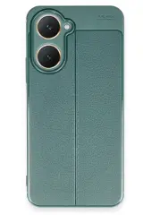 Newface Vivo Y18 Kılıf Auto Focus Kapak - Koyu Yeşil