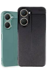 Newface Vivo Y18 Kılıf Auto Focus Kapak - Koyu Yeşil