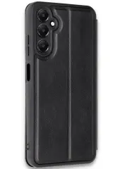 Newface Samsung Galaxy A35 5G Kılıf Flip Cover - Siyah