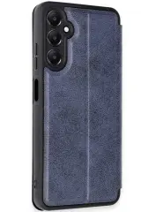 Newface Samsung Galaxy A35 5G Kılıf Flip Cover - Lacivert