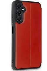 Newface Samsung Galaxy A35 5G Kılıf Flip Cover - Kırmızı