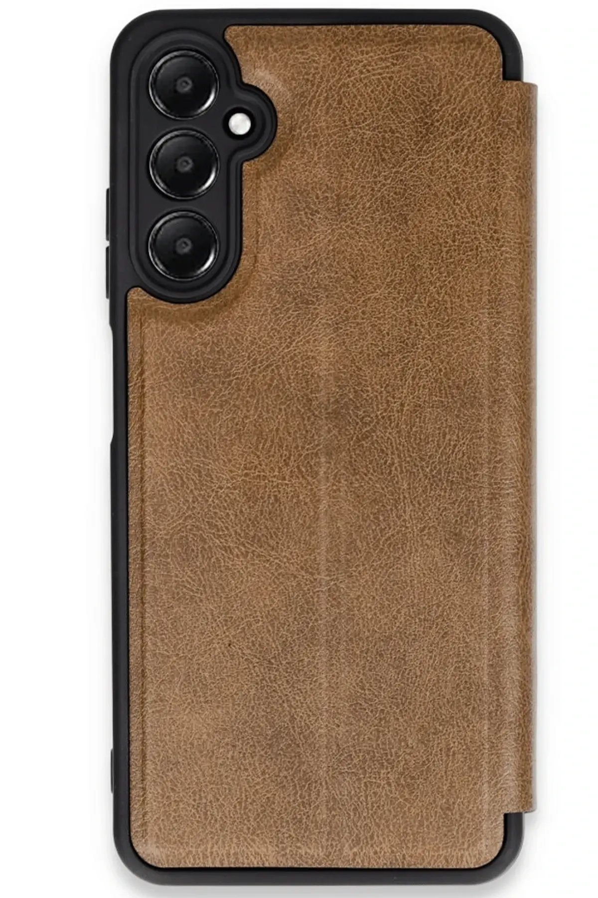 Newface Samsung Galaxy A35 5G Kılıf Flip Cover - Taba