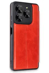 Newface General Mobile Era 30 Kılıf Flip Cover - Kırmızı