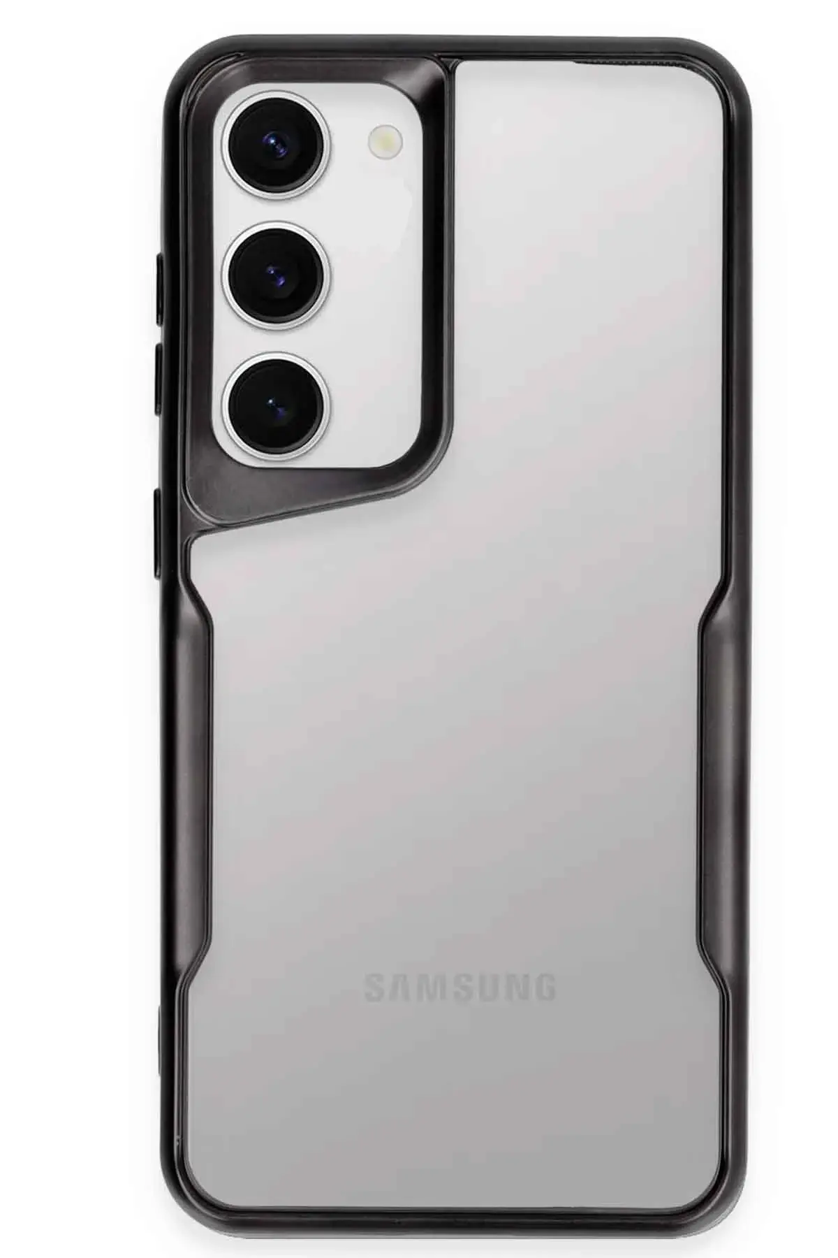 Newface Samsung Galaxy S23 Kılıf Boyi Silikon Kapak - Siyah