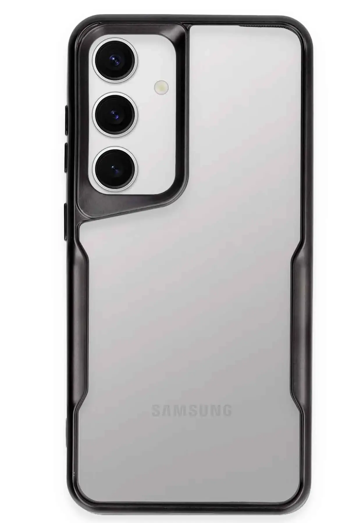 Newface Samsung Galaxy S24 Kılıf Boyi Silikon Kapak - Siyah