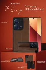 Newface General Mobile Era 50 Kılıf Flip Cover - Koyu Yeşil
