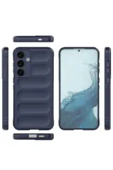 Newface Samsung Galaxy S24 FE Kılıf Optimum Silikon - Lacivert