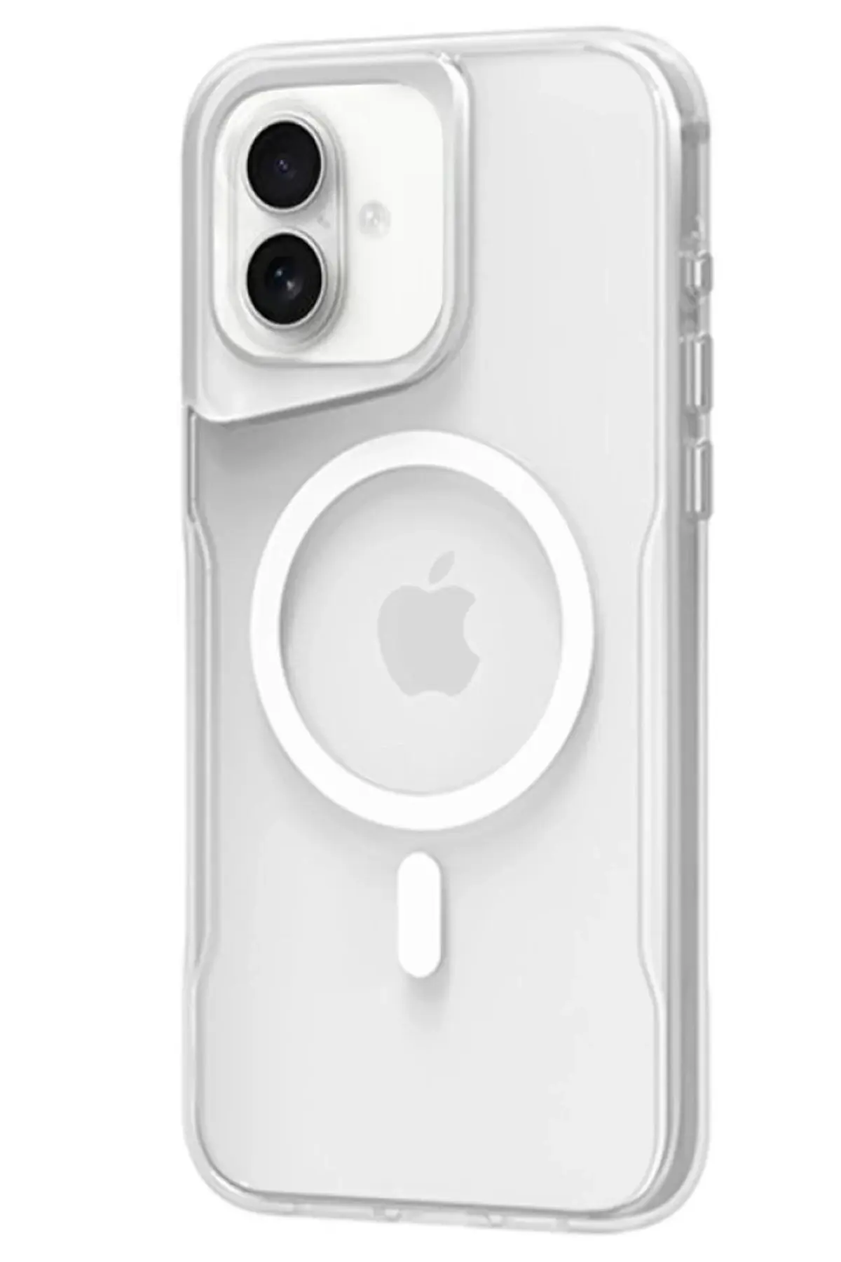 Newface iPhone 16 Plus Kılıf PC Poso Magsafe Kapak - Şeffaf