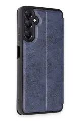 Newface Samsung Galaxy A55 5G Kılıf Flip Cover - Lacivert