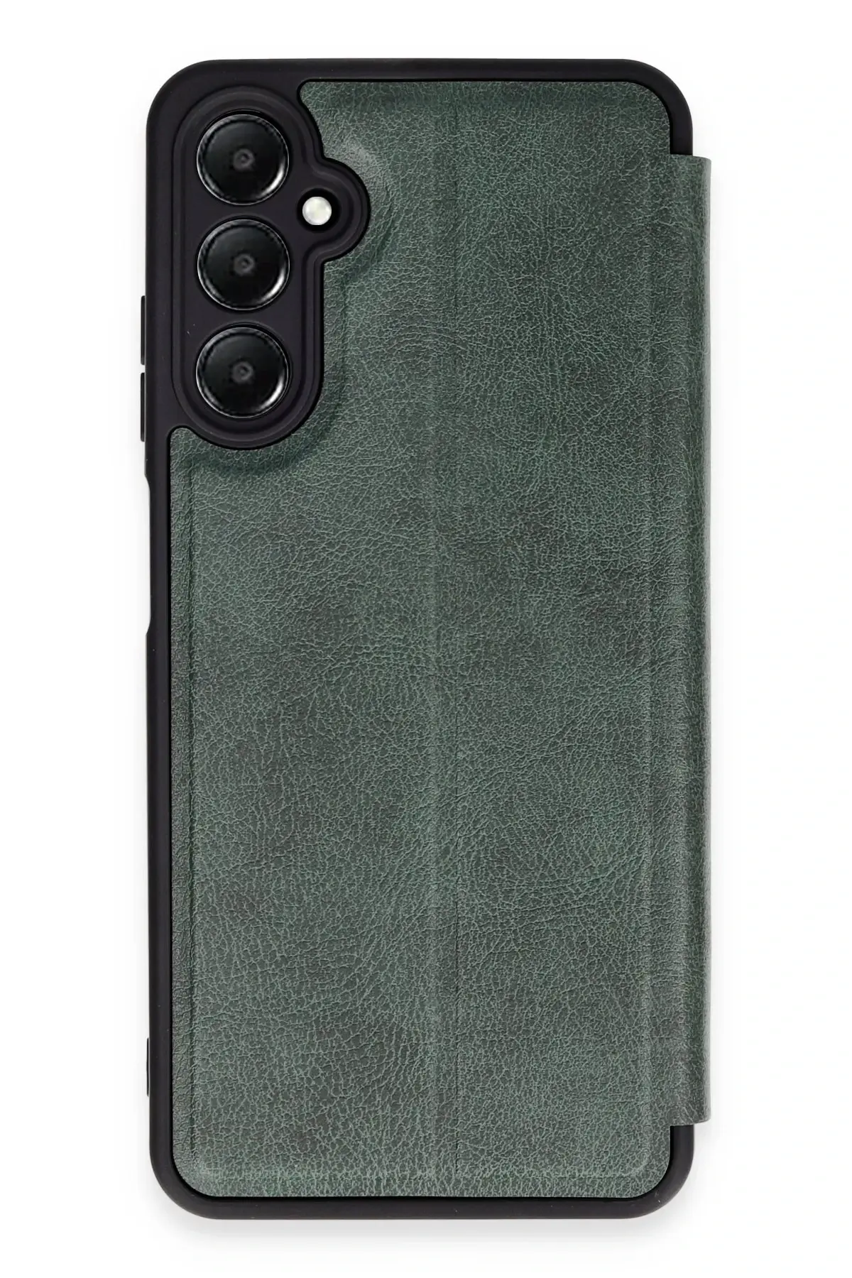 Newface Samsung Galaxy A55 5G Kılıf Flip Cover - Koyu Yeşil