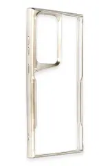 Newface Samsung Galaxy S24 Ultra Kılıf Boyi Silikon Kapak - Titan Gri