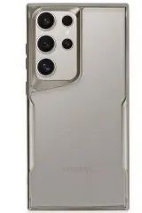 Newface Samsung Galaxy S24 Ultra Kılıf Boyi Silikon Kapak - Titan Gri