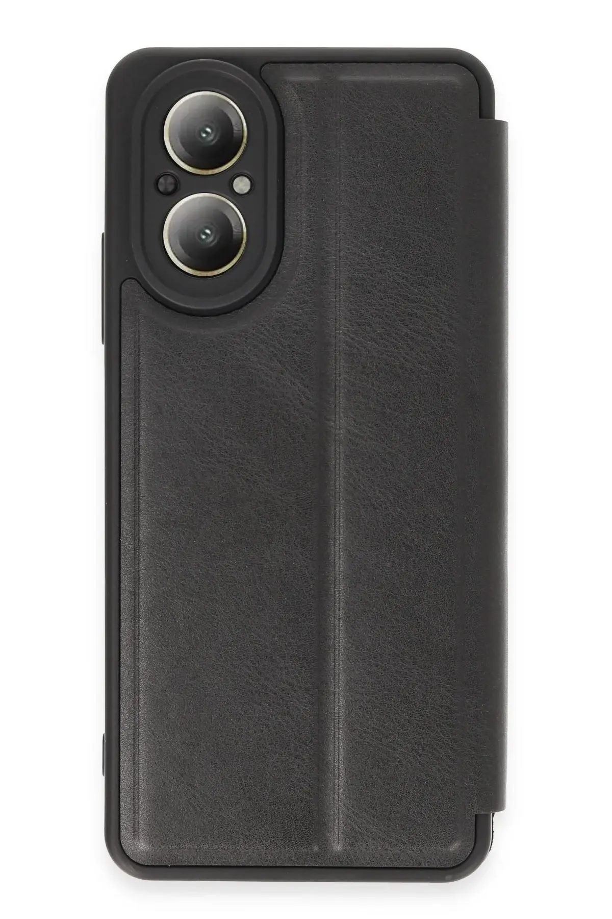 Newface Realme 12 Lite Kılıf Flip Cover - Siyah