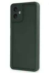 Newface Samsung Galaxy A06 Kılıf Viera Silikon - Koyu Yeşil