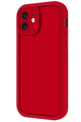 Newface iPhone 11 Kılıf Viera Silikon - Kırmızı