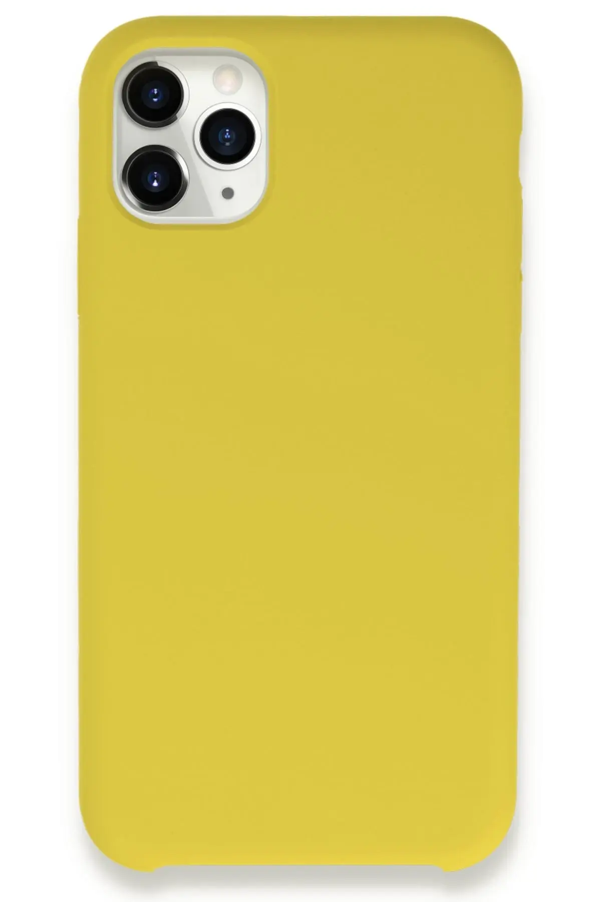 Newface iPhone 11 Pro Kılıf Lansman Legant Silikon - Sarı