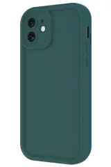 Newface iPhone 11 Kılıf Viera Silikon - Koyu Yeşil