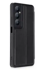 Newface Realme C65 Kılıf Flip Cover - Siyah
