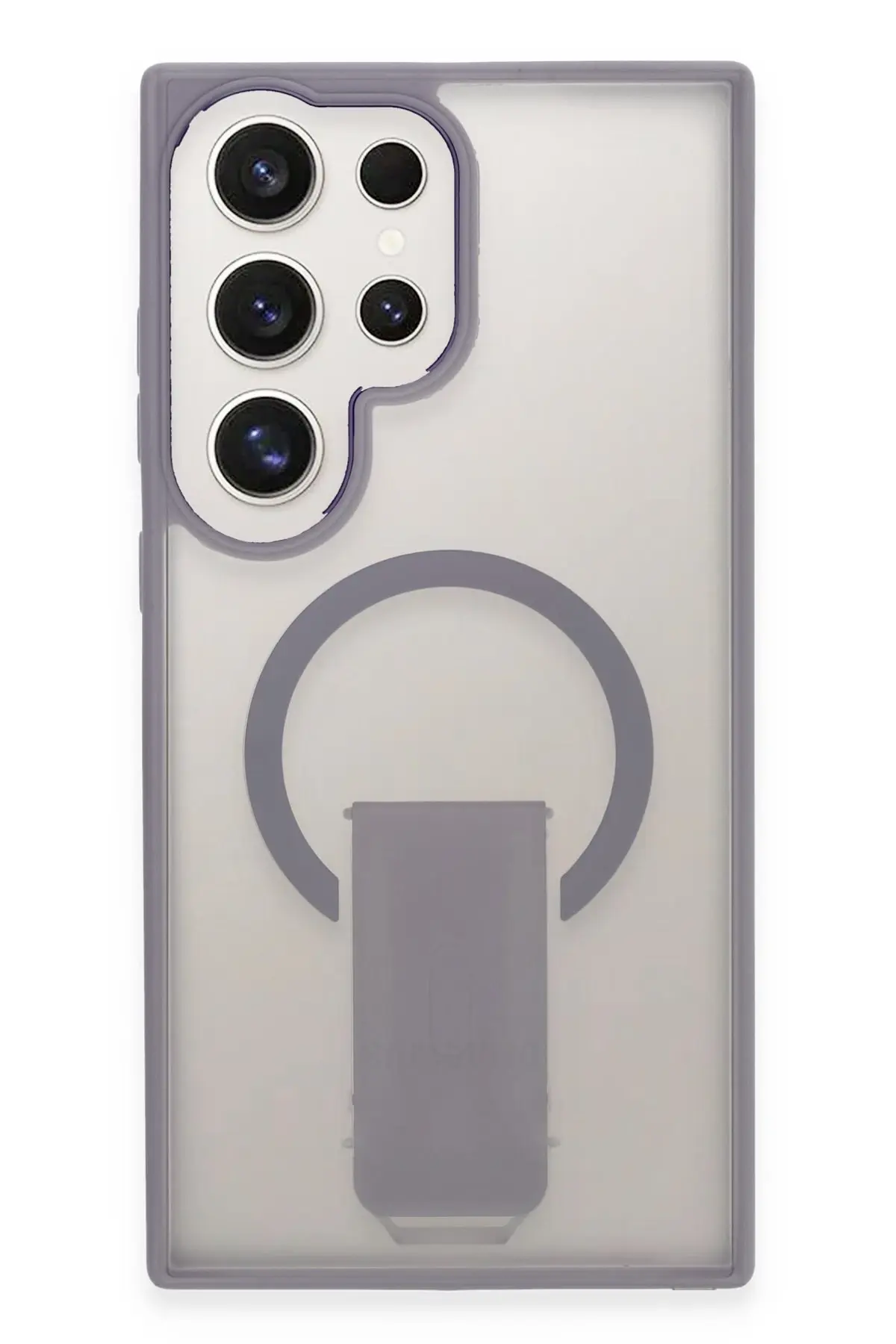 Newface Samsung Galaxy S24 Ultra Tork Magsafe Standlı Kapak - Lila