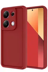 Newface Xiaomi Redmi Note 13 Pro 4G Kılıf Viera Silikon - Kırmızı