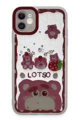 Newface iPhone 11 Kılıf Sweet Desenli Silikon Kapak - Pembe