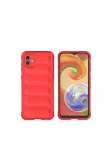 Newface Samsung Galaxy A06 Kılıf Optimum Silikon - Kırmızı