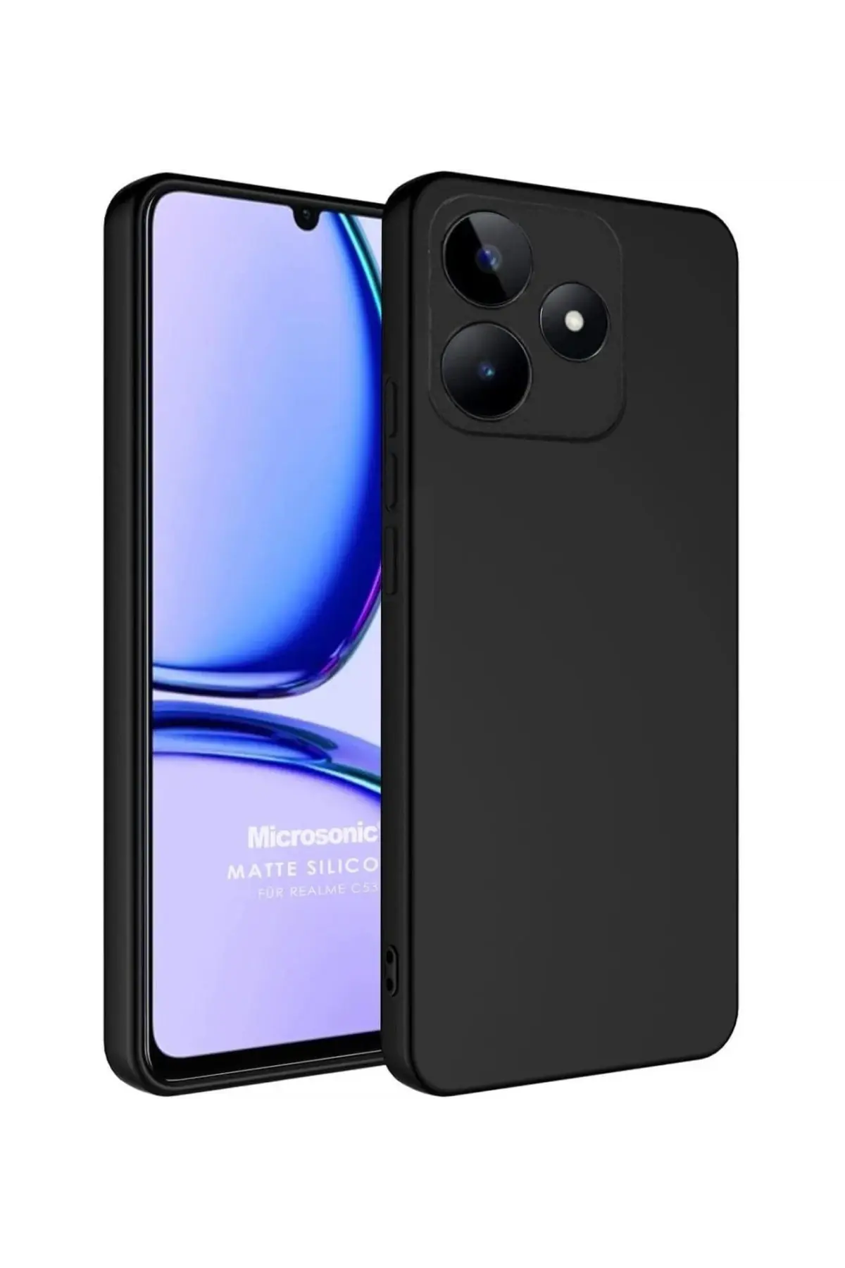 Newface Realme C61 Kılıf First Silikon - Siyah