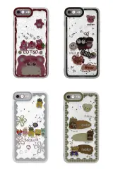 Newface iPhone 7 Kılıf Sweet Desenli Silikon Kapak - Şeffaf