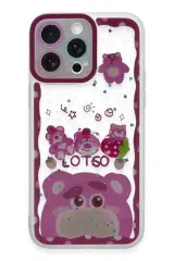 Newface iPhone 14 Pro Kılıf Sweet Desenli Silikon Kapak - Pembe