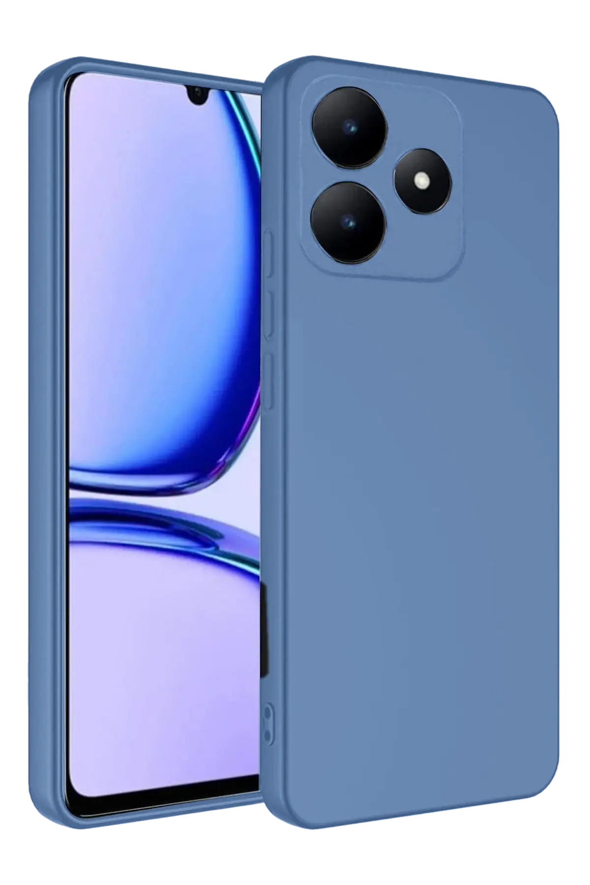 Newface Realme C61 Kılıf First Silikon - Mavi