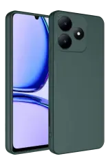 Newface Realme C61 Kılıf First Silikon - Koyu Yeşil