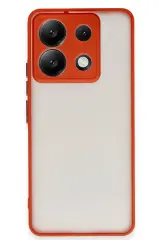 Newface Xiaomi Redmi Note 13 Pro 5G Kılıf Montreal Silikon Kapak - Kırmızı