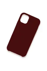 Newface iPhone 11 Pro Max Kılıf Lansman Legant Silikon - Bordo