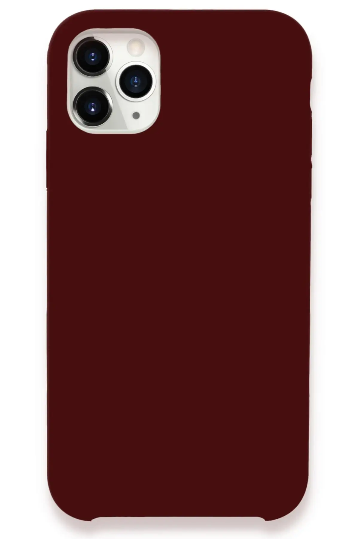 Newface iPhone 11 Pro Max Kılıf Lansman Legant Silikon - Bordo