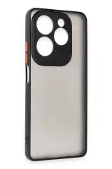 Newface İnfinix Hot 40 Pro Kılıf Montreal Silikon Kapak - Siyah