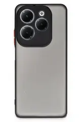 Newface İnfinix Hot 40 Pro Kılıf Montreal Silikon Kapak - Siyah